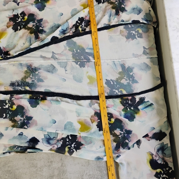 Torrid Textured Chiffon Midi Ruffle Kimono Womens Plus Size 2X Boho Bohemian - Picture 10 of 14